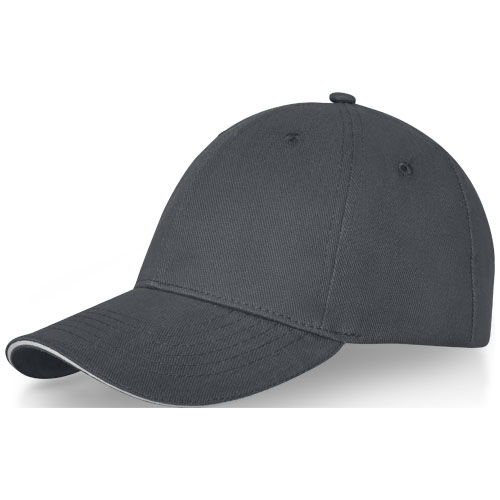 Casquette sandwich publicitaire 6 panneaux Darton Gris storm